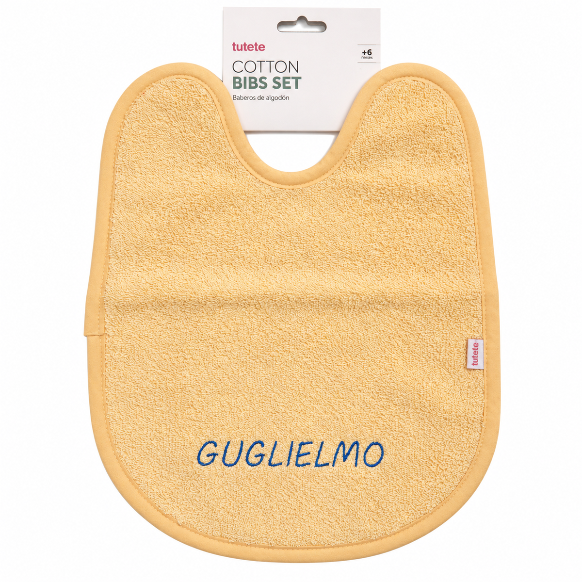BAVAGLINA TUTETE 29.5x25CM IN SPUGNA DI COTONE PLASTIFICATA - SUN